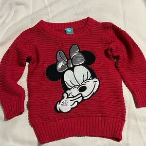 Disney Red Minnie Mouse Sweater